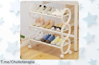 Zapatero estrecho alto con ruedas, súper resistente y gran capacidad para entrada y pasillo, ¡precio rebajado que no se repetirá! Corre que vuelan las unidades en esta oferta limitada y dale a tu casa ese orden práctico ya mismo