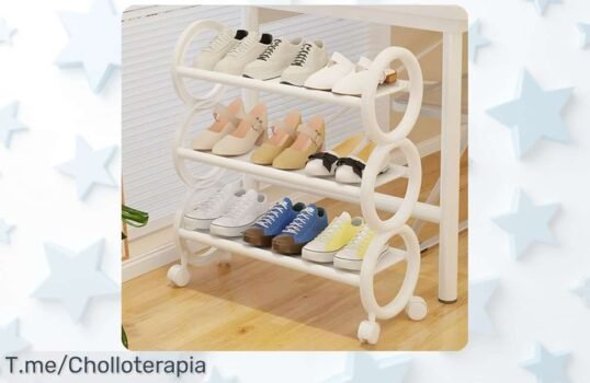 Zapatero estrecho alto con ruedas, súper resistente y gran capacidad para entrada y pasillo, ¡precio rebajado que no se repetirá! Corre que vuelan las unidades en esta oferta limitada y dale a tu casa ese orden práctico ya mismo