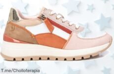 Zapatilla mujer nude casual con suela dentada para andar seguro oferta nunca vista descuento brutal precio de ganga date prisa y consigue este super chollo ya