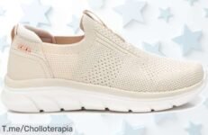 Zapatilla tipo calcetín beige para mujer con suela antideslizante un super chollo con descuento brutal que vuela rápido aprovecha este ofertón nunca visto precio de ganga limitado