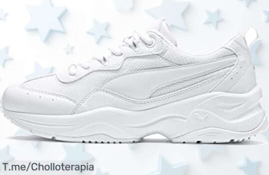 Zapatillas PUMA Cilia whitegray violet silver resistentes y modernas con descuento brutal nunca visto aprovecha este super chollo precio loco oferta limitada actúa ya