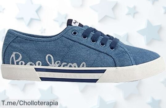 Zapatillas Pepe Jeans Brady Denim mujer con suela vibrante diseño irresistible precio loco y descuento brutal oferta única limitada corre antes que vuelen