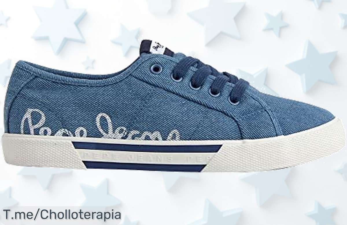 Zapatillas Pepe Jeans Brady Denim mujer con suela vibrante diseño irresistible precio loco y descuento brutal oferta única limitada corre antes que vuelen