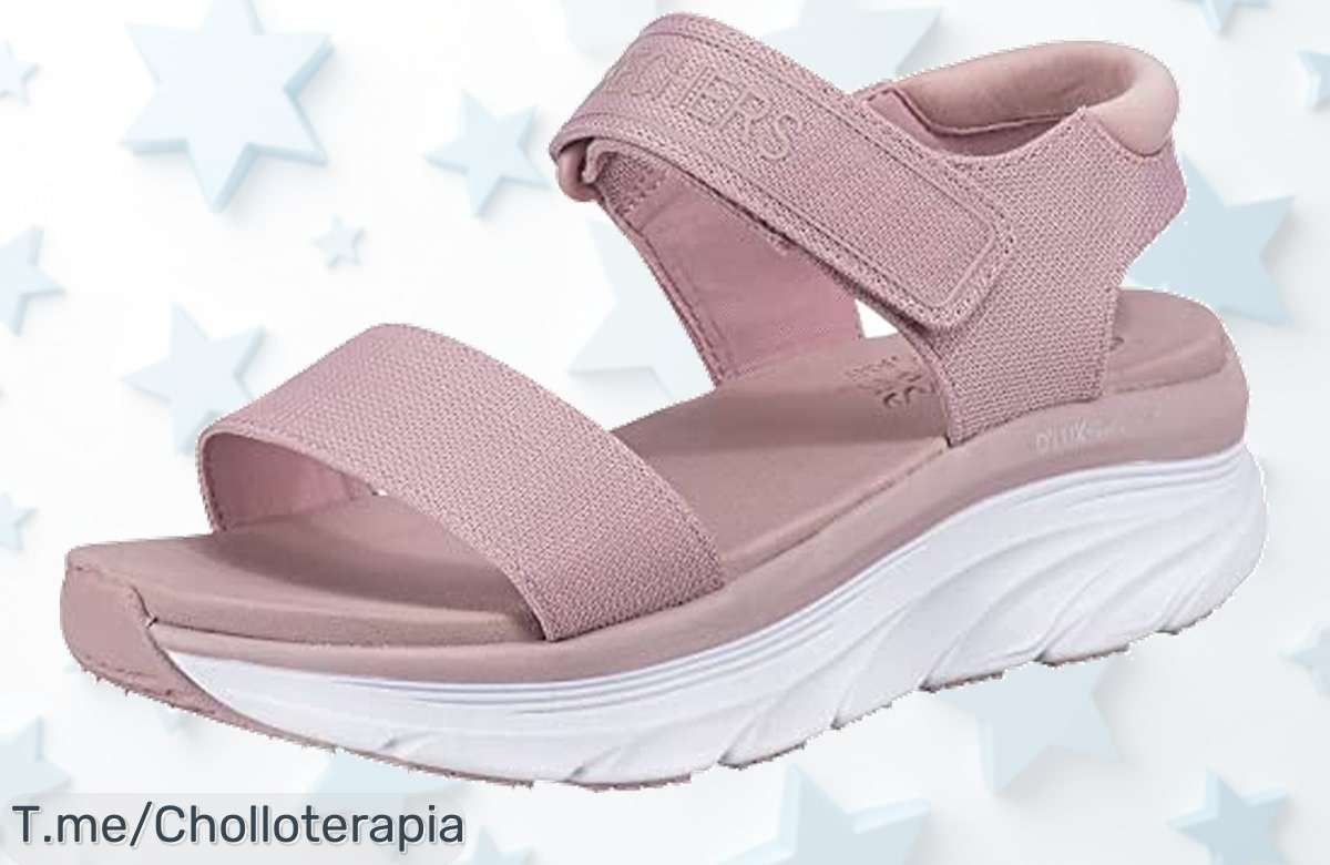 Zapatillas Skechers D’Lux Walker nuevo block con agarre seguro para máxima comodidad y soporte extra solo hoy en un ofertón de precio loco ¡últimas unidades, corre!
