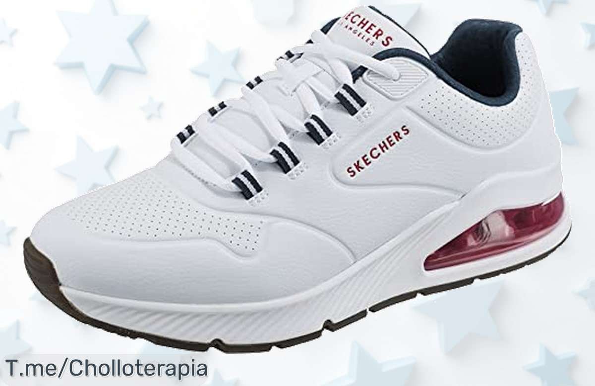 Zapatillas Skechers Uno con suela antideslizante y cordones perfectos a un super chollo nunca visto oferta loca precio de ganga ¡apúrate que vuelan!