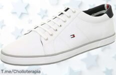 Zapatillas Tommy Hilfiger para hombre con suela vulcanizada diseño icónico y estilo único a precio loco nunca visto oferta limitada aprovecha este ofertón ya