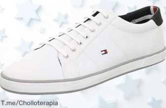 Zapatillas Tommy Hilfiger para hombre con suela vulcanizada diseño icónico y estilo único a precio loco nunca visto oferta limitada aprovecha este ofertón ya