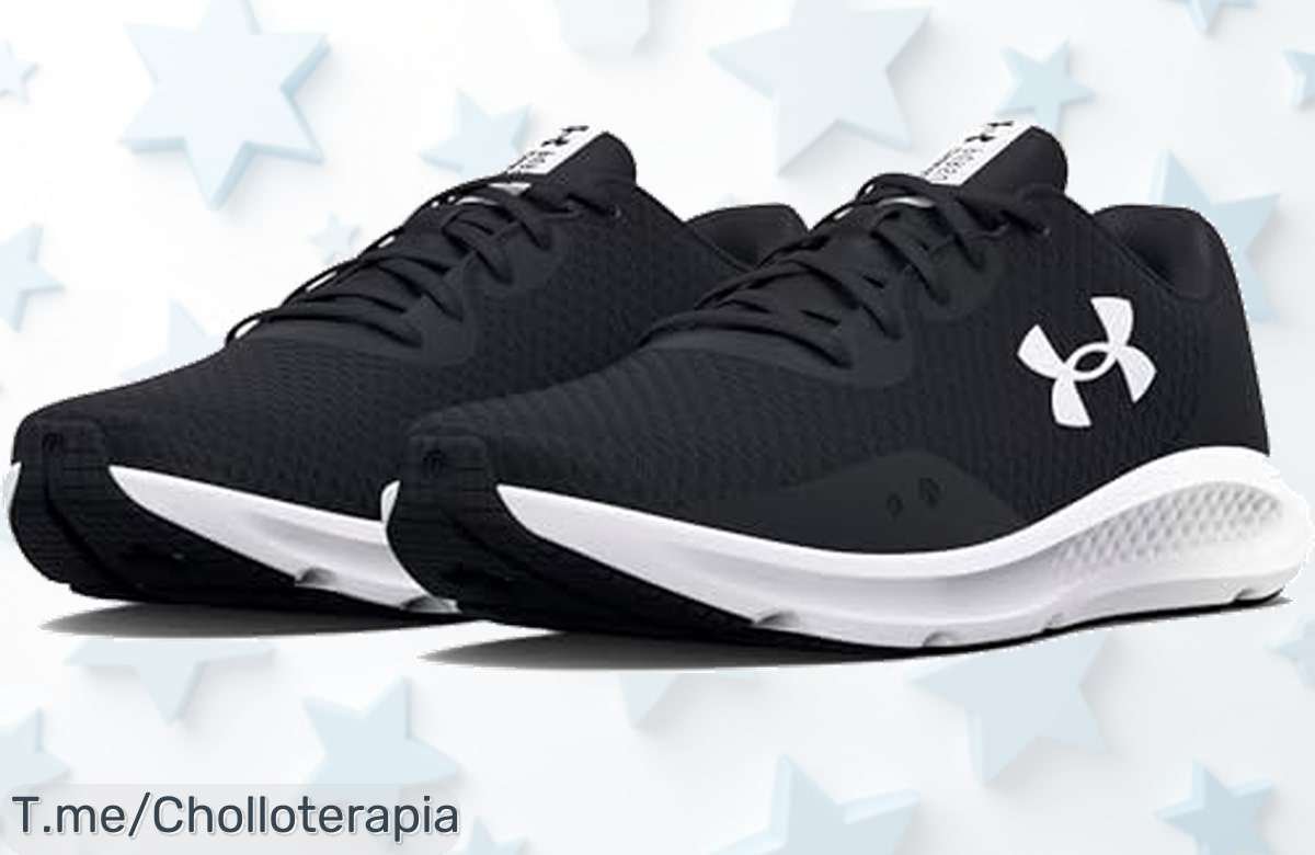 Zapatillas Under Armour UA W Charged Pursuit 3 negro con respuesta rápida y super transpirables aprovecha este ofertón de precio loco ¡únicas unidades corre ya!