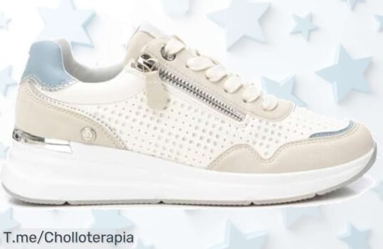 Zapatillas XTI para mujer con cremallera fácil y suela antideslizante un ofertón de precio loco nunca visto compra ya este super chollo antes que se agote
