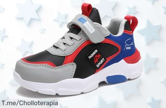 Zapatillas deportivas para niños súper transpirables con forro de algodón disfruta ahora un ofertón de precio loco que jamás volverás a ver aprovecha ya este descuento brutal