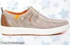 Zapatillas hombre beige con diseño urbano suela antideslizante y plantilla cómoda aprovecha este ofertón único precio loco descuento brutal compra ya antes que se acaben