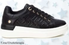 Zapatillas mujer negro con suela antideslizante diseño urbano trendy precio loco y descuento brutal nunca visto oferta limitada ¡aprovecha este súper chollo ya!
