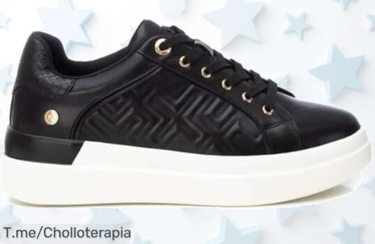 Zapatillas mujer negro con suela antideslizante diseño urbano trendy precio loco y descuento brutal nunca visto oferta limitada ¡aprovecha este súper chollo ya!