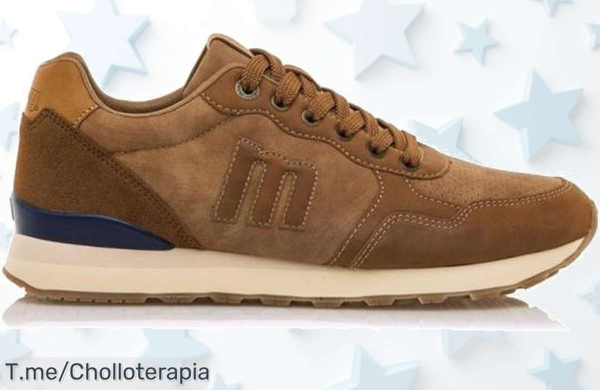 Zapatillas sneakers Mustang marrón con descuento brutal y precio de ganga nunca visto corre que vuelan es un super chollo único ¡aprovecha ya!