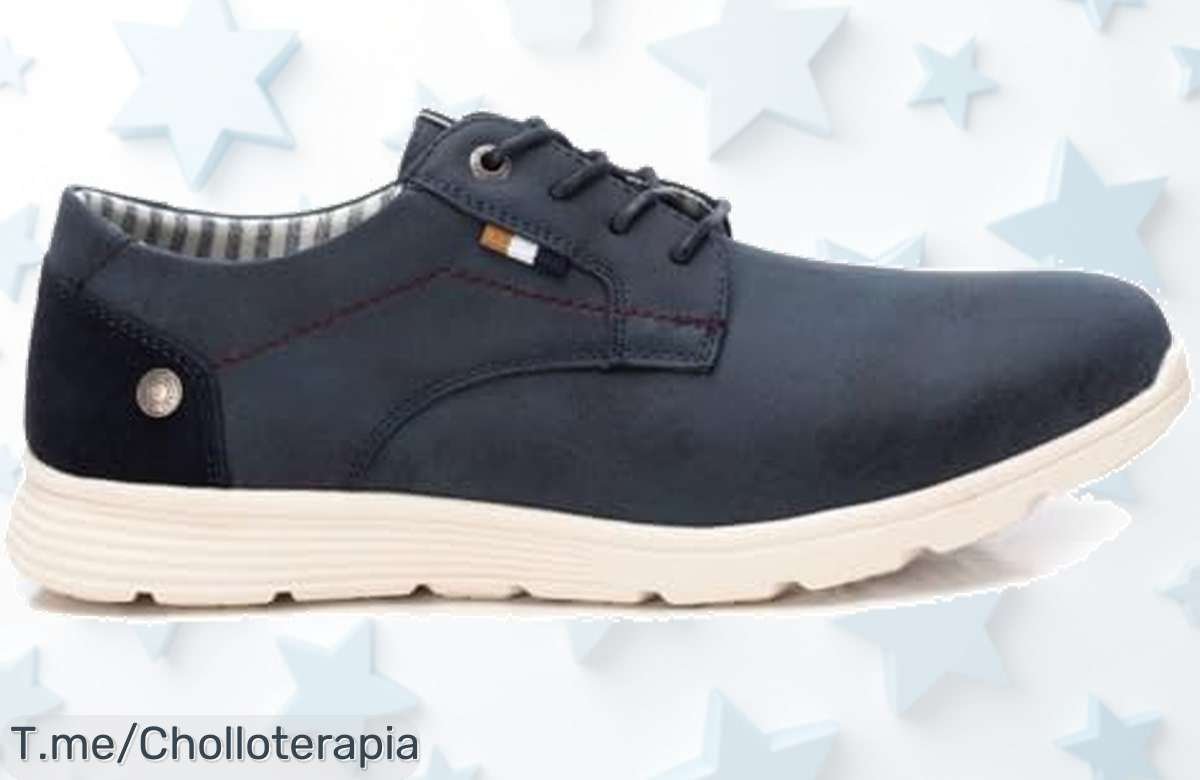 Zapatos casual hombre navy con suela antideslizante diseño moderno y descuento brutal aprovecha este super chollo oferta limitada no la dejes escapar
