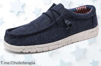 Zapatos casuales de lona súper ligeros con diseño slip-on llegan con un descuento brutal que nunca viste no pierdas este super chollo y corre a comprar antes que se agoten