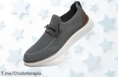 Zapatos casuales para hombre con suela antideslizante súper segura y fácil puesta a un precio loco que vuela ¡aprovecha este ofertón de descuento brutal ahora mismo!