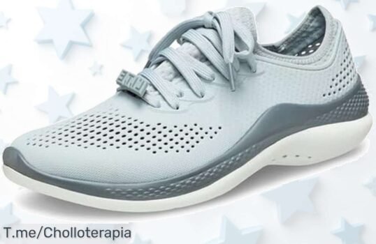 Zapatos sin cordones crocs liteRide con suela super ligera agilidad total y un descuento brutal nunca visto aprovecha este ofertón de precio loco antes que se acabe