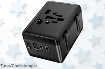 adaptador universal con 2 usb y enchufe ac disfruta de carga rápida en todas partes precio loco descuento brutal oferta limitada corre que vuela este super chollo nunca visto