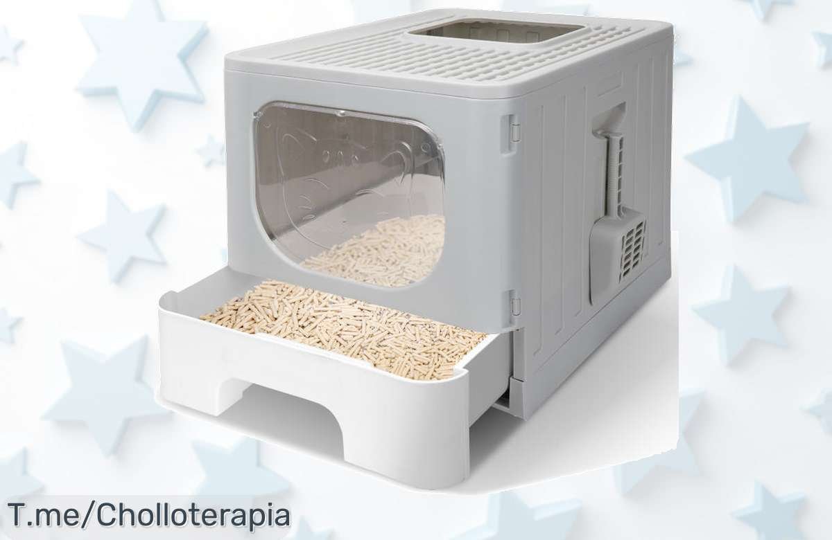 arenero plegable nobleza para gatos grandes con bandeja extraíble un funcionamigo deluxe y un precio loco nunca visto aprovecha este ofertón y compra ya antes que se agote