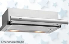 campana extractora telesópica teka 60 cm con doble turbina elimina olores rápido y silencioso luz led incluida precio loco y descuento brutal compra ya este ofertón único limitado