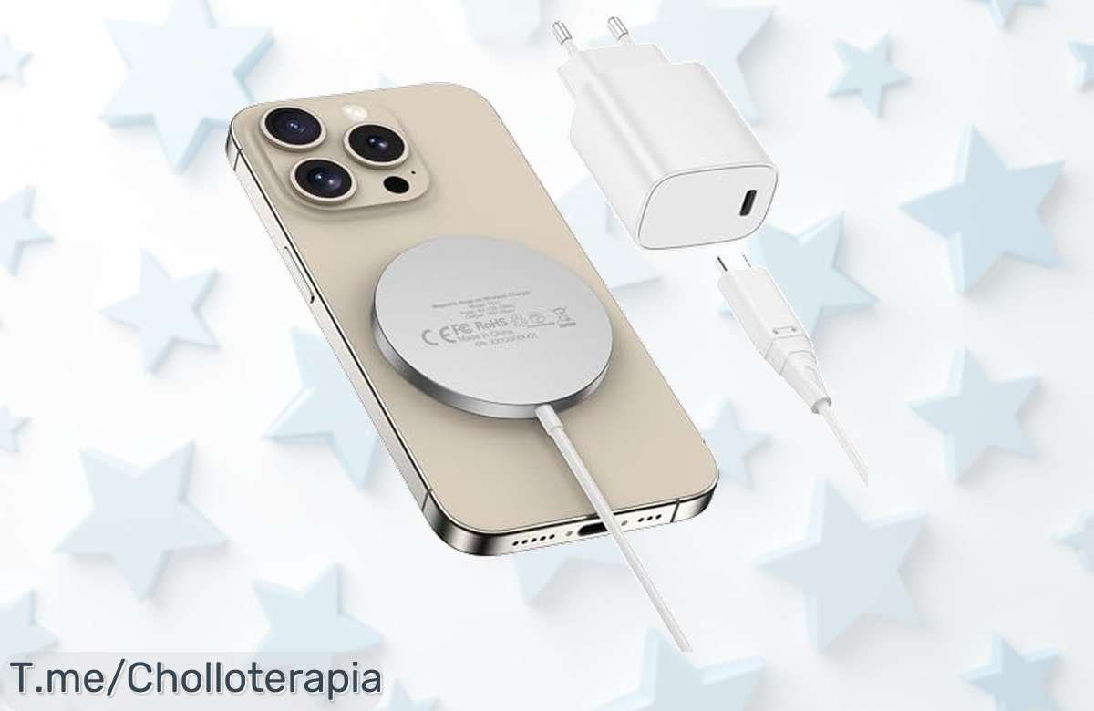 cargador magsafe súper rápido con imán ultra fuerte carga en tiempo récord y protege tu iphone aprovecha este ofertón con descuento brutal único y limitado ¡corre ya!