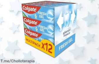 consigue el pack 12 pastas colgate fresh gel con flúor para dientes fuertes y aliento fresco aprovechando este super chollo con descuento brutal precio de ganga corre que vuelan