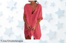 consigue la camisa suelta perfecta para mujer con diseño clásico y manga larga chollazo a precio loco combina con todo oferta limitada aprovecha este super descuento brutal nunca visto compra ahora