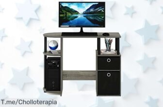 descubre el furinno jaya escritorio con estante y cubos organizadores un super chollo que transforma tu espacio pequeño en orden total precio de ganga nunca visto aprovecha ya esta oferta limitada