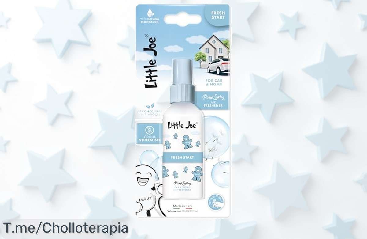 descubre el perfume little joe con aroma fresh start y aceites naturales un ofertón sin alcohol ni tóxicos que renueva tus espacios ¡precio loco y descuento brutal por tiempo limitado compra ya!