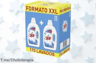detergente líquido skip 2 unidades con limpieza profunda super chollo y descuento brutal limpieza imbatible precio de ganga oferta nunca vista corre que vuela