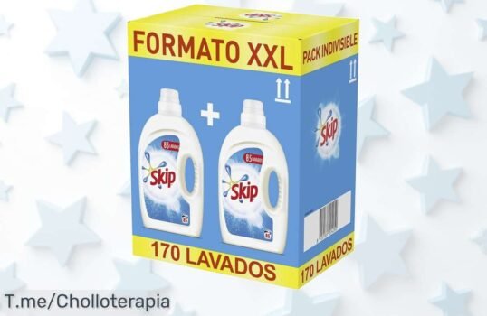 detergente líquido skip 2 unidades con limpieza profunda super chollo y descuento brutal limpieza imbatible precio de ganga oferta nunca vista corre que vuela