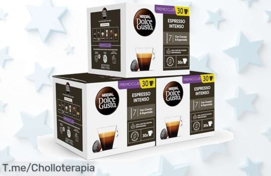disfruta cápsulas de café intenso con sabor cremoso y 7 de intensidad en pack brutal de 90 unidades super chollo nunca visto precio loco ¡aprovecha este ofertón ahora mismo!
