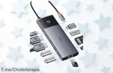 estación de acoplamiento 10 en 1 baseus con doble monitor 4k ultrarrápido y carga rápida disfruta un precio loco nunca visto aprovecha este ofertón limitado hoy mismo