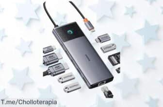 estación de acoplamiento 10 en 1 baseus con doble monitor 4k ultrarrápido y carga rápida disfruta un precio loco nunca visto aprovecha este ofertón limitado hoy mismo