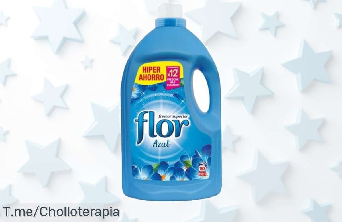 flora suavizante concentrado con aroma azul que dura 200 días elimina la estática protegiendo tu ropa aprovecha este ofertón con precio loco y descuento brutal compra ya antes de que se agote