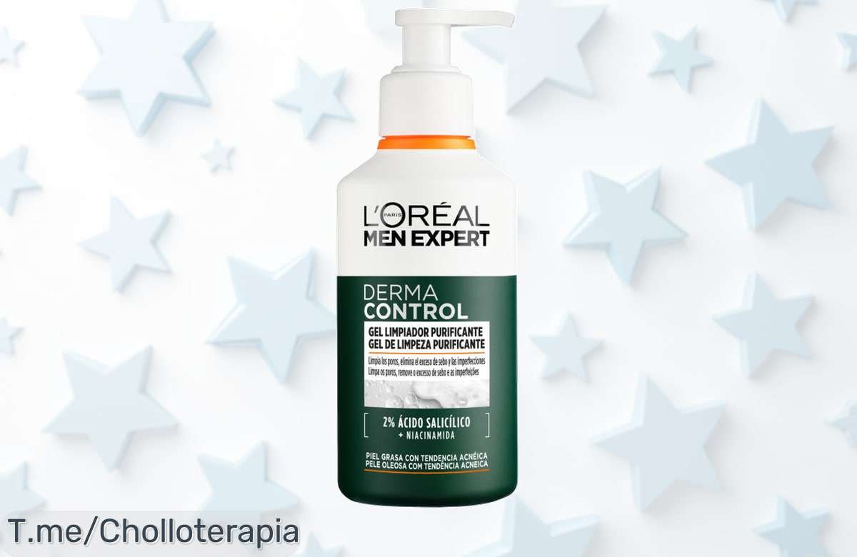 gel limpiador l’oréal men expert controla la grasa y limpia tu piel a fondo con niacinamida en un precio loco que nunca viste aprovecha este ofertón único antes que se acabe