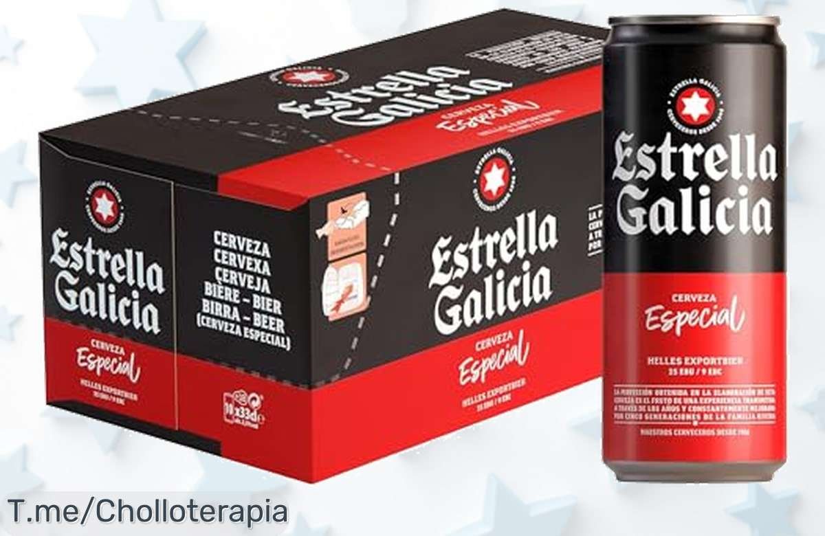 pack de 10 latas estrella galicia especial con sabor ligero y amargo un super chollo que vuela precio loco descuento brutal oferta nunca vista compra ya antes que acabe