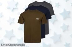 pack de 3 camisetas dkny hombre en colores top con descuento brutal precio loco y super chollo para que disfrutes comodidad duradera oferta nunca vista ¡corre que vuelan!