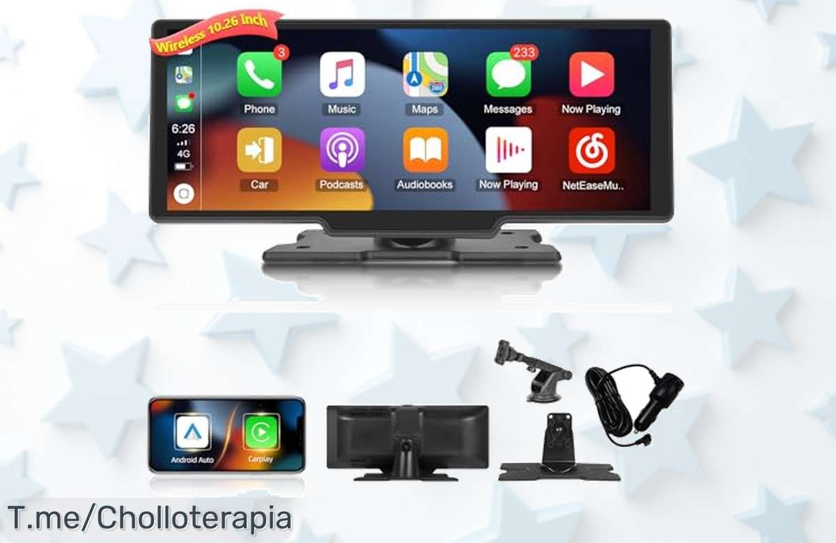 pantalla táctil gigante para coche con imagen nítida y control por voz precio loco nunca visto aprovecha este super chollo a precio de ganga solo hoy ¡corre que vuela!