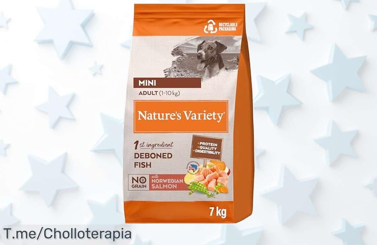 pienso para perros mini sin cereales con energía imparable y piel sana a precio loco aprovecha este ofertón nunca visto antes compra ya que vuelan las bolsas