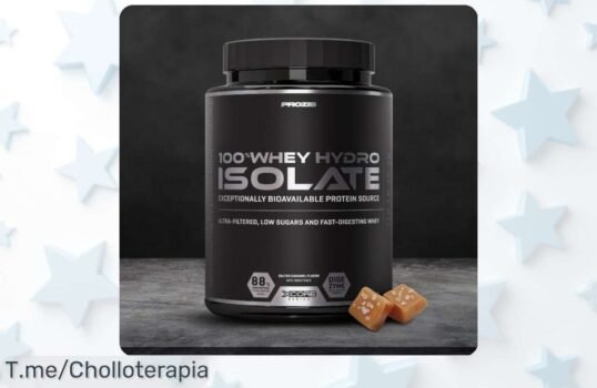 proteína 100% whey hydro isolate prozis calidad premium sin azúcares con un descuento brutal nunca visto corre y aprovecha este super chollo antes que se acabe