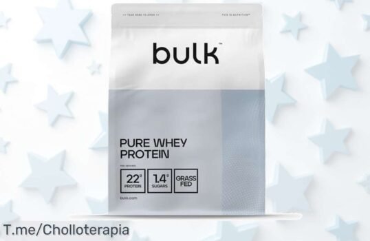 proteína pura de suero con 22g y bcaa a precio loco nunca visto disfruta músculos fuertes sin azúcar añadido aprovecha este ofertón super chollo ¡compra ya!