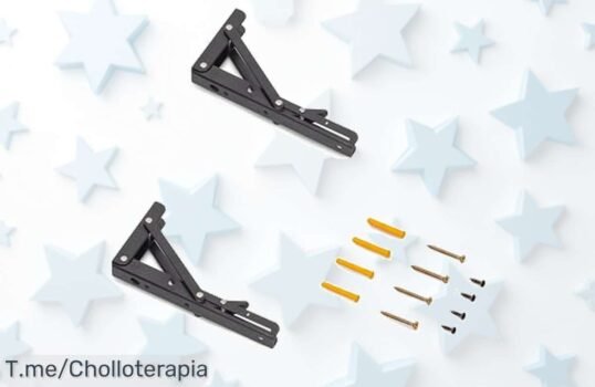 soportes plegables súper resistentes emuca que aguantan 40kg con montaje fácil precio loco y descuento brutal por tiempo limitado no dejes escapar este ofertón