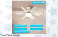 ventilador de techo con luz led y mando a distancia precio loco nunca visto ajusta el viento y la luz al instante aprovecha este ofertón antes que se acabe