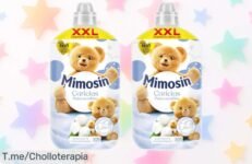 2 botellas de suavizante concentrado mimosín caricias para 210 lavados con aroma irresistible y piel cuidada, oferta rebajada limitada que vuela rápido ¡no lo dejes escapar ya!