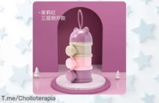 4 dispensadores apilables para leche de fórmula perfectos para viaje rebajados a precio muy bajo Lleva todo listo y organización máxima al salir con tu bebé Corre que esta oferta limitada vuela ¡no te lo pierdas!