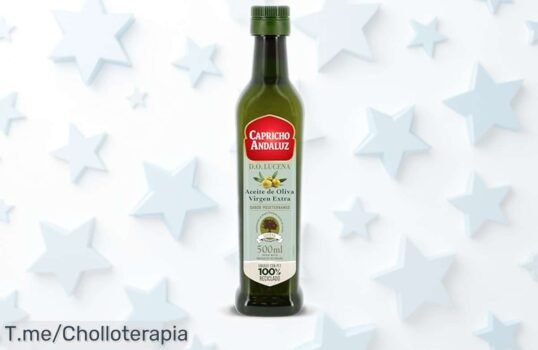 Aceite de oliva virgen extra Capricho Andaluz con sabor afrutado y extracción en frío a precio rebajado para que disfrutes un gustazo saludable ¡Corre antes que se acabe este super chollo!