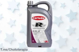 Aceite sintético Carlube Triple R 0W30 de 5 litros con protección máxima para motor que rinde más y dura triple, ahora rebajado a un precio muy bajo por tiempo limitado ¡No pierdas este ofertón único!