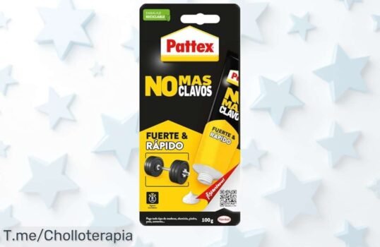Adhesivo súper fuerte Pattex No Más Clavos rebajado increíblemente, pega madera y metal al instante sin esfuerzo ni tornillos ¡aprovecha ya este ofertón antes de que se agote!